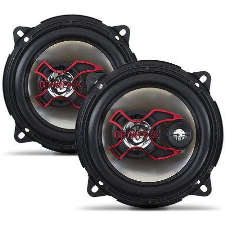 Par de Alto-Falantes 5" Bravox Triaxial B3X50X - 100 Watts RMS