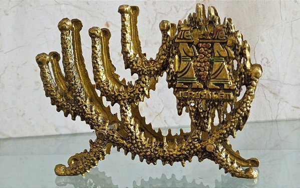 Porta guardanapos judaico / israel / jerusalém (antiguidade / raridade / relíquia / antiquário)