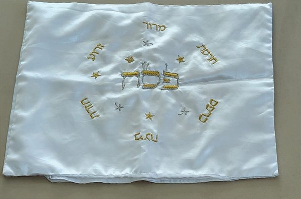 Toalha /Cobertura para chalá / judaico / israel / jerusalém