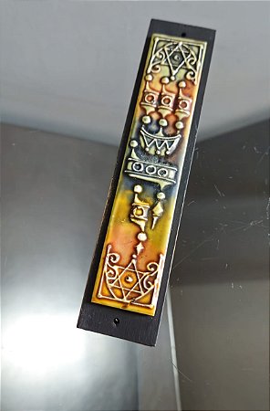 mezuzá / mezuzah / israel / jerusalém (antiguidade / raridade / relíquia / antiquário)