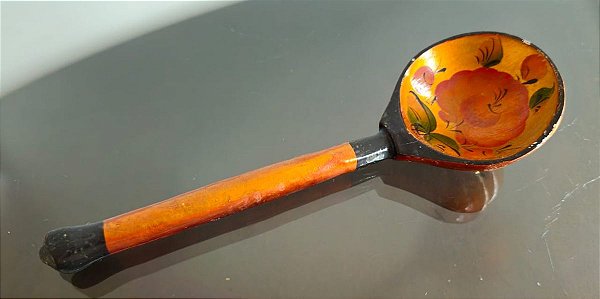 colher russa (antiguidade / raridade / relíquia / antiquário)