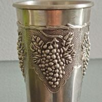 copo / cálice / taça p kidush / judaico / israel (antiguidade / raridade / relíquia / antiquário)