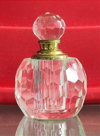 perfumeiro em cristal (antiguidade / raridade / relíquia / antiquário)