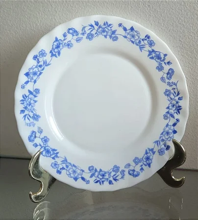 prato de sobremesa em opalina (antiguidade / raridade / relíquia / antiquário)