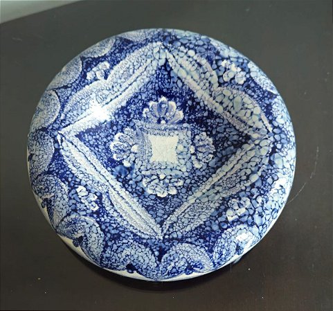 cinzeiro em porcelana (antiguidade / raridade / relíquia / antiquário)