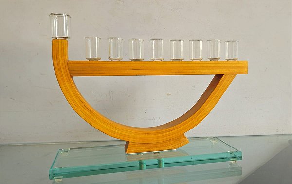 menorah / candelabro judaico / israel / jerusalém (antiguidade / raridade / relíquia / antiquário)