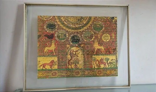 quadro judaico / israel / jerusalém (antiguidade / raridade / relíquia / antiquário)