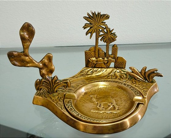 cinzeiro judaico / israel / jerusalém (antiguidade / raridade / relíquia / antiquário