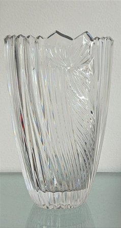 vaso em cristal (antiguidade / raridade / relíquia / antiquário)