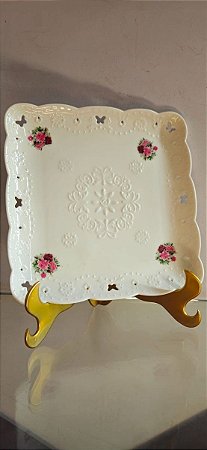 centro de mesa / travessa em porcelana (antiguidade / raridade / relíquia / antiquário)