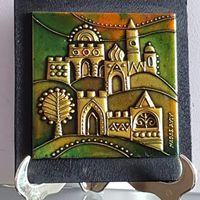 quadro / placa judaica (antiguidade / raridade / relíquia / antiquário)