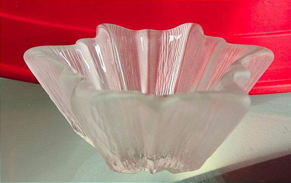 petisqueira em cristal (antiguidade / raridade / relíquia / antiquário)