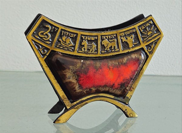 porta guardanapos judaico / israel / jerusalém (antiguidade / raridade / relíquia / antiquário)