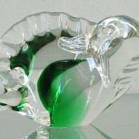 peixe em murano (antiguidade / raridade / relíquia / antiquário)