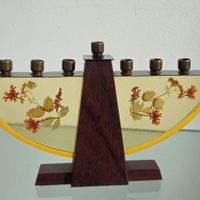 menorah / candelabro judaico / israel / jerusalém (antiguidade / raridade / relíquia / antiquário)