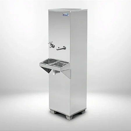 Bebedouro Industrial Coluna Frisbel 25lts + Kit Instalação