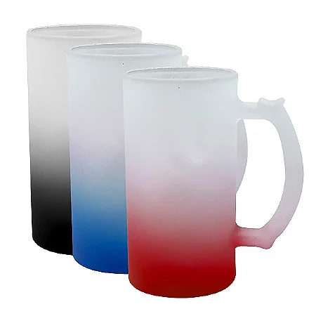 Caneca de Chopp Jateada Degradê 475ml
