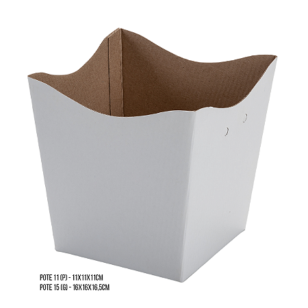 Cachepot Vintage - Cor: Branca