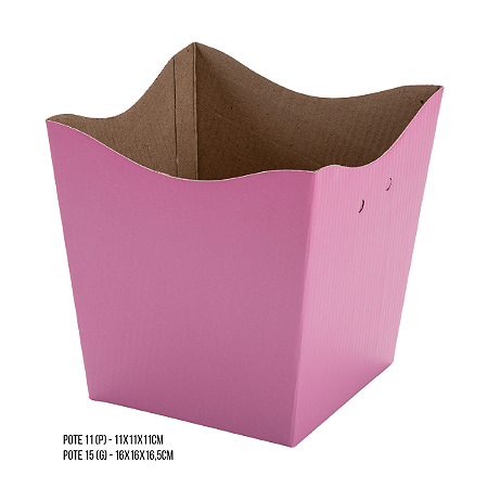 Cachepot Vintage - Cor: Rosa