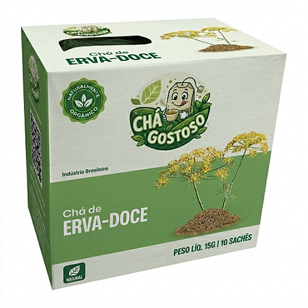 CHÁ DE ERVA-DOCE 10 SACHÊS – 15G