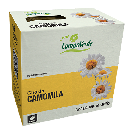 CHÁ DE CAMOMILA 10 SACHÊS – 10G