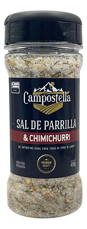 Sal De Parrilla E Chimichurri P/ Churrasco 450g Campostella
