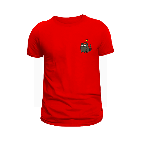 Camiseta 100% Algodão Exploding Kittens - Gato Bomba