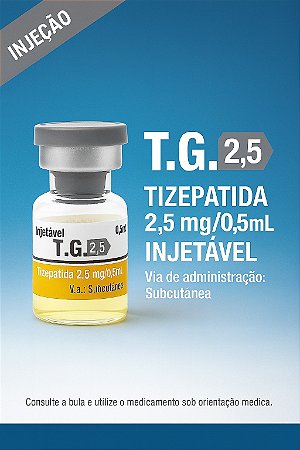 Tg 2,5mg - Indufar Tirzepatida para Controle de Peso