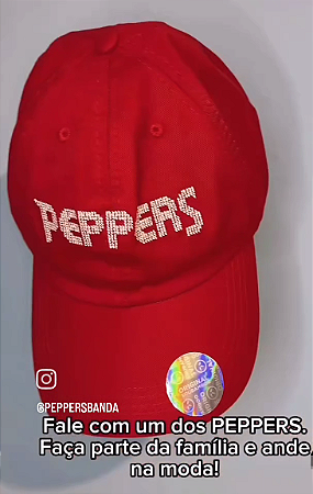 Boné Vermelho exclusivo PEPPERS