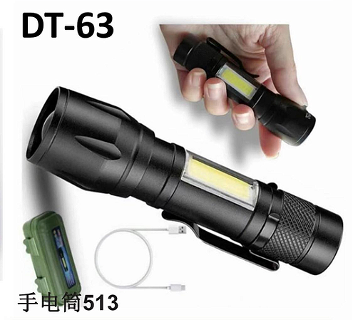 Lanterna Mine USB Charge Compacta e Recargável