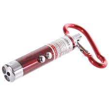 Laser Lanterna Potente com Mosquetão