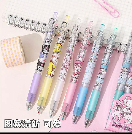 Canetinhas Infantis Coloridas Hello Kitty