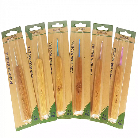 Agulha de Madeira Croche