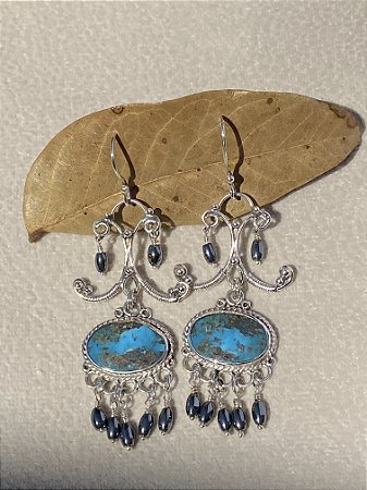 Brincos Vintage Turquesa