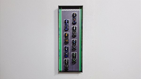Quadro Hot Wheels F1 Grid Interlagos - 8 Minis