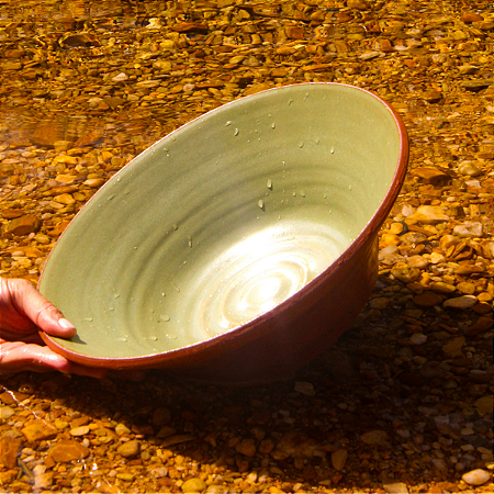 Saladeira / Refratário Verde Oliva