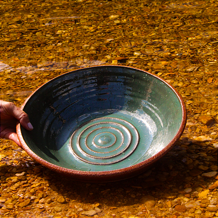 Saladeira / Refratário / Centro de Mesa Esmeralda