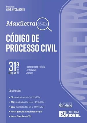 Código de Processo Civil - Maxiletra - CPC 31ª Edição (2025)