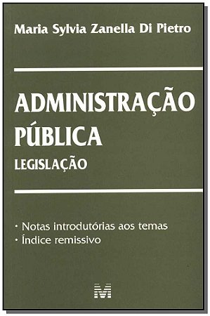 Administração publica - legislação - 1 ed./2000