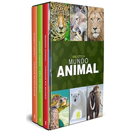 Biblioteca Mundo Animal - Box com 3 Livros