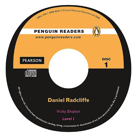 Pearson English Readers 1: Daniel Radcliffe New Book / CD Pack