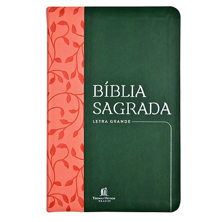 Bíblia NVI, Letra grande, Fonte Leitura Perfeita, Capa luxo Verde