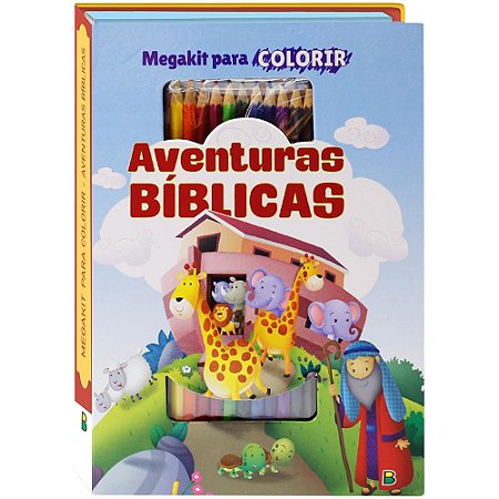 Megakit para Colorir: Aventuras Bíblicas