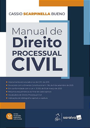 Manual de Direito Processual Civil - 12ª Edição 2026
