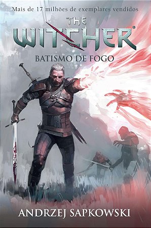 Batismo de fogo - The Witcher - A saga do bruxo Geralt de Rívia (Capa game)