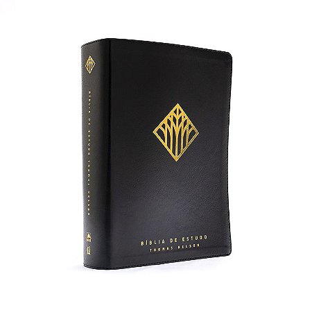 Bíblia de Estudo Thomas Nelson NVI, Letra tradicional, Fonte Leitura Perfeita, com mapas e mais de 50 mil recursos, Capa luxo Preta