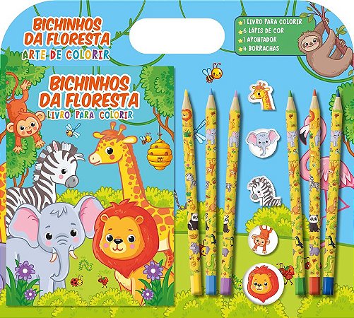 Arte de Colorir - Bichinhos da Floresta