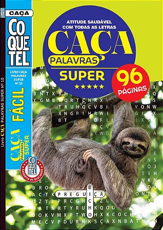 Livro Coquetel Caça Palavras Super Ed 10