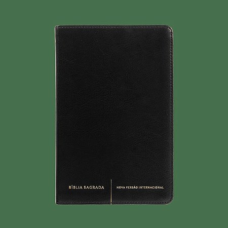 Bíblia Sagrada NVI Slim, Capa luxo preta