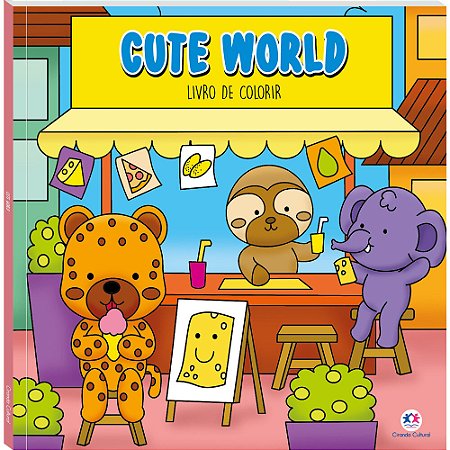 Cute World - Para Colorir